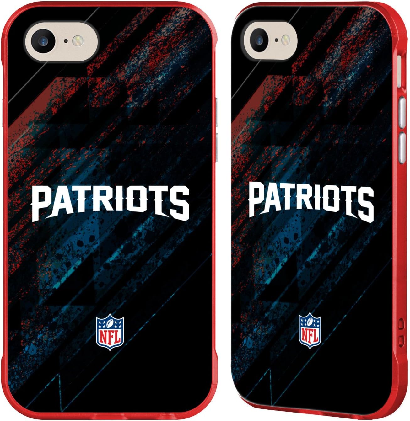 Official Nfl Blur New England Patriots Logo Red Fender Amazon Co Uk Electronics