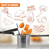 GEEZY Stainless Steel Potato Ricer Masher Multi Purpose Fruit Press view 6