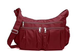 VOLGANIK ROCK Crossbody Purses for Women Shoulder Handbags Lightweight Waterproof Nylon Travel Bag Ladies Pocketbooks