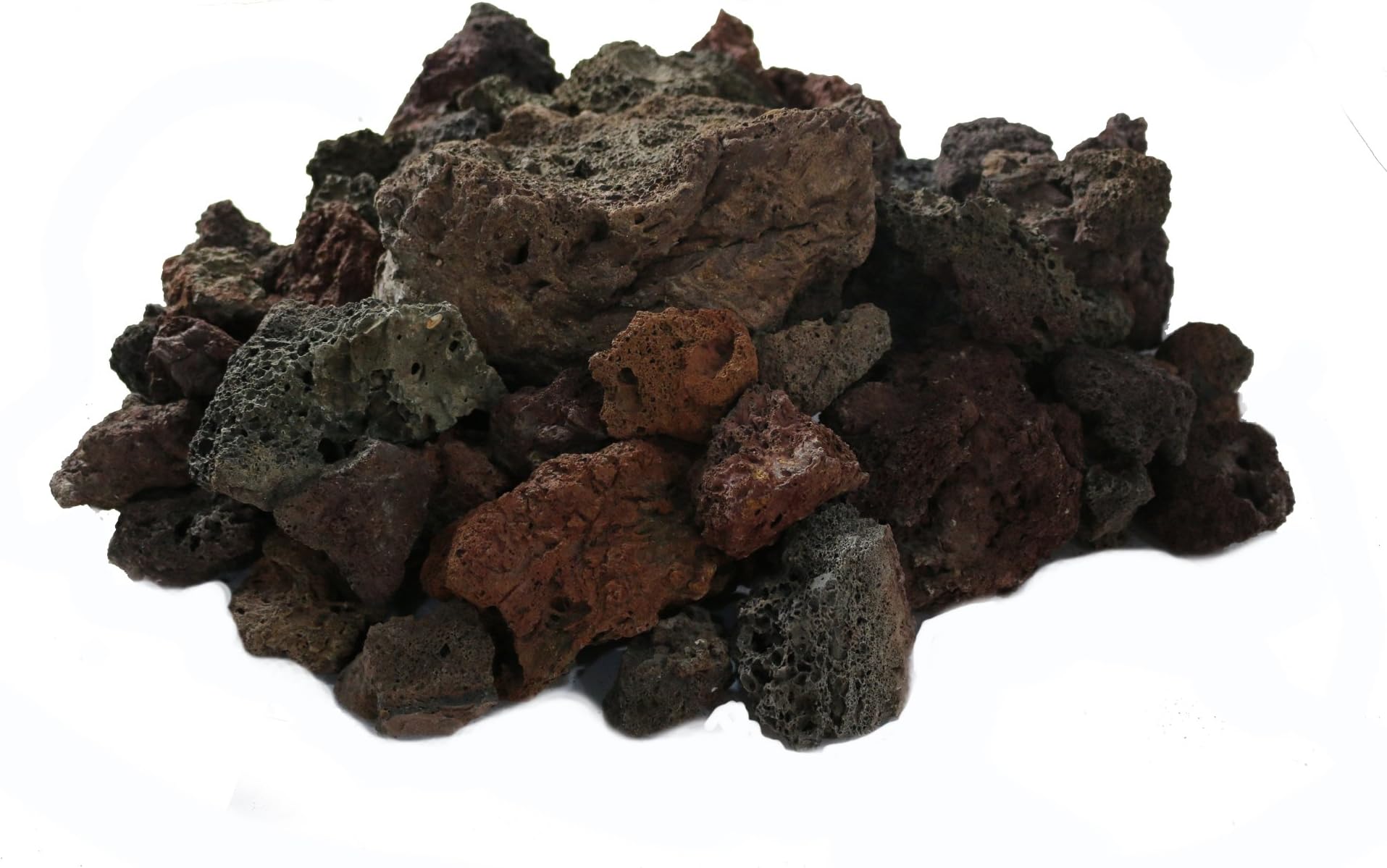 Pyromania 1/2 Cubic Foot Natural Lava Rock , MM 2 1/2 - 5 Inch