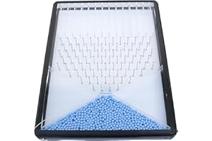 VUBFHAJV Dalton Board/Galton Board, Effective Statistical Law Demonstration,Experiment Model for PhysicalSchool Laboratory Teaching Demonstration Teaching (Blue)