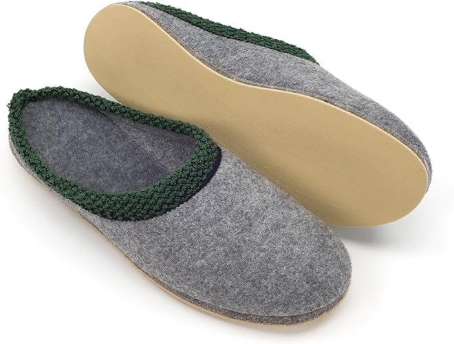 Chausson homme semelle caoutchouc Clearance