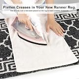 SHACOS Hallway Runner 60x180 cm Non-Slip Washable Black Kitchen Rug view 7