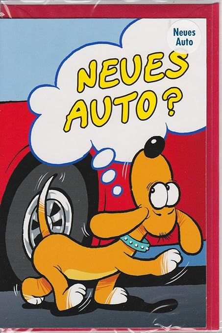 Biglietto Di Auguri Per La Nuova Auto Amazon It Cancelleria E Prodotti Per Ufficio