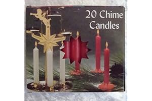 Biedermann & Sons Chime or Tree Candles 20-Count Box, Red