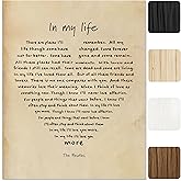 Classic Music Lyric Wall Art – Vintage Style Inspirational Quote Print – 8x10 Unframed Poster – Motivational Music-Inspired Decor for Bedroom, Living Room, Dorm, Office, or Studio – Gift for Fans