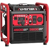 AMERISUN 4500W Gas-Powered Inverter Generator, CO-Sensor, Lightweight, Quiet EPA Compliant for Home, Emergency Backup, Camping, Tailgating, 2025 Version