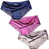 ITAYAX Silky Smooth Invisible Hipster Bikini Underwear for Women Frozen Silk Seamless Panties with Silky Tactile Touch