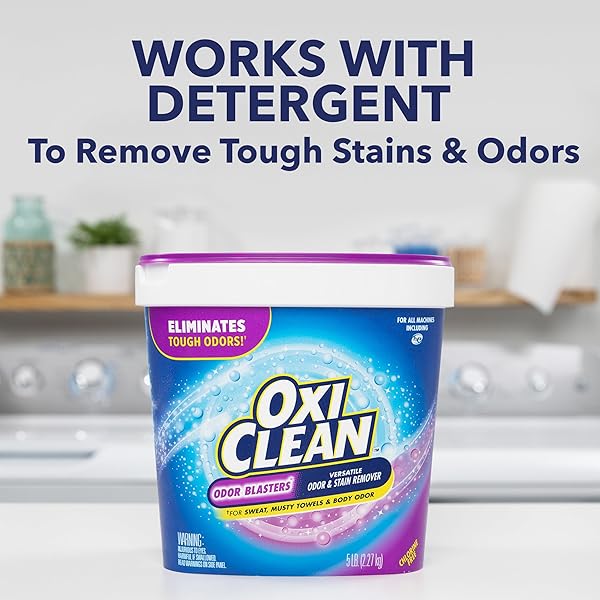 OXICLEAN ODOR BLASTERS VERSATILE ODOR AND STAIN REMOVER POWDER, 5 LB