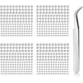 QWALIT Fake Piercings Fake Nose Ring Fake Nose Piercings Fake Face Piercing Fake Septum Ring Fake Lip Ring Fake Nose Stud Sti