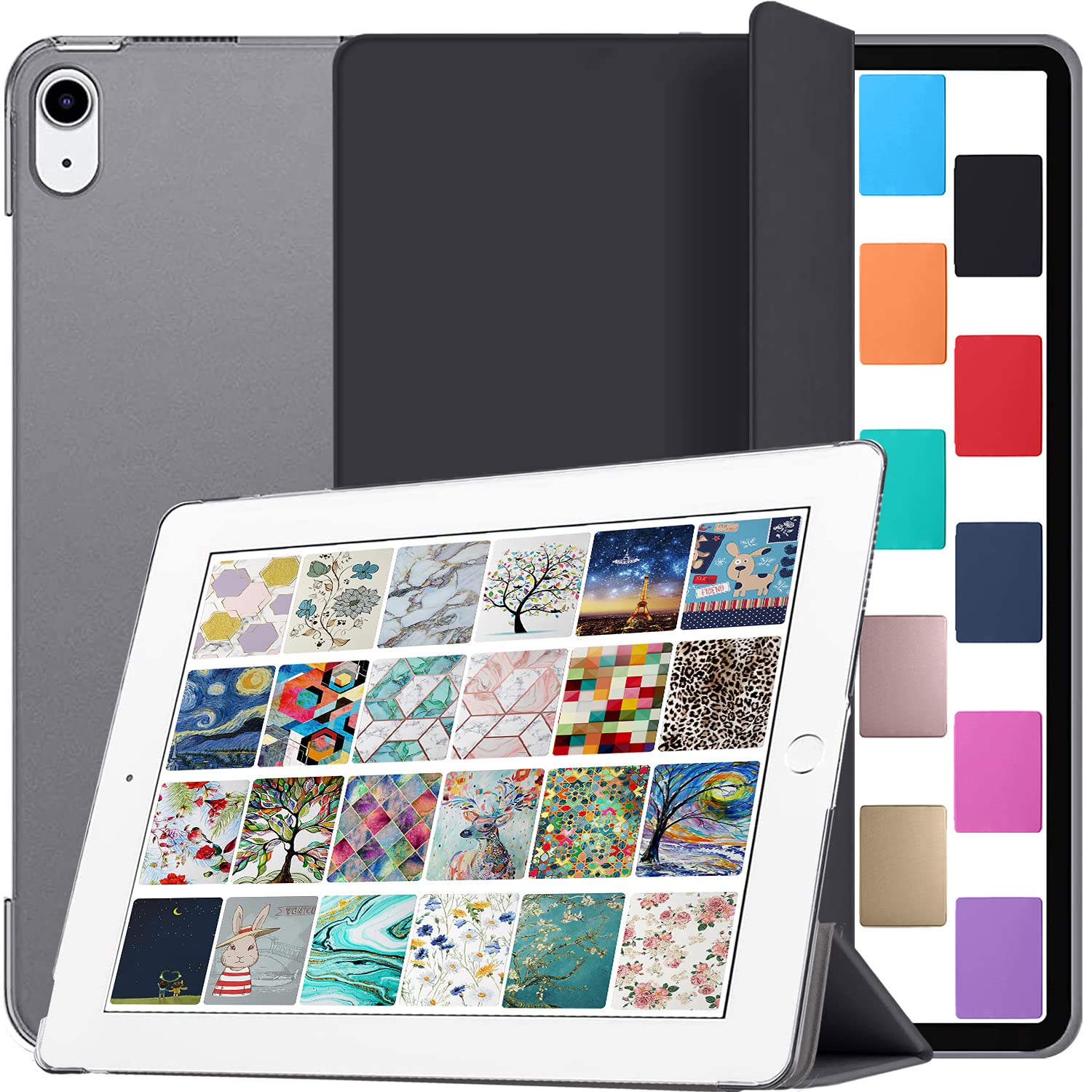 DuraSafe Cases for iPad Mini 6 Gen 2021 8.3 Inch [ Mini 6th Gen ] A2567 A2568 A2569 MK7M3B/A MLWL3B/A MK7R3B/A MK7P3B/A MK7T3B/A MLWR3B/A MK7X3B/A MK7V3B/A MK8E3B/A Cover Hard Back - Black