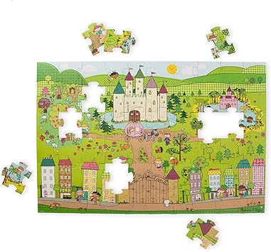 Amazon Com Melissa Doug Natural Play Giant Floor Puzzle