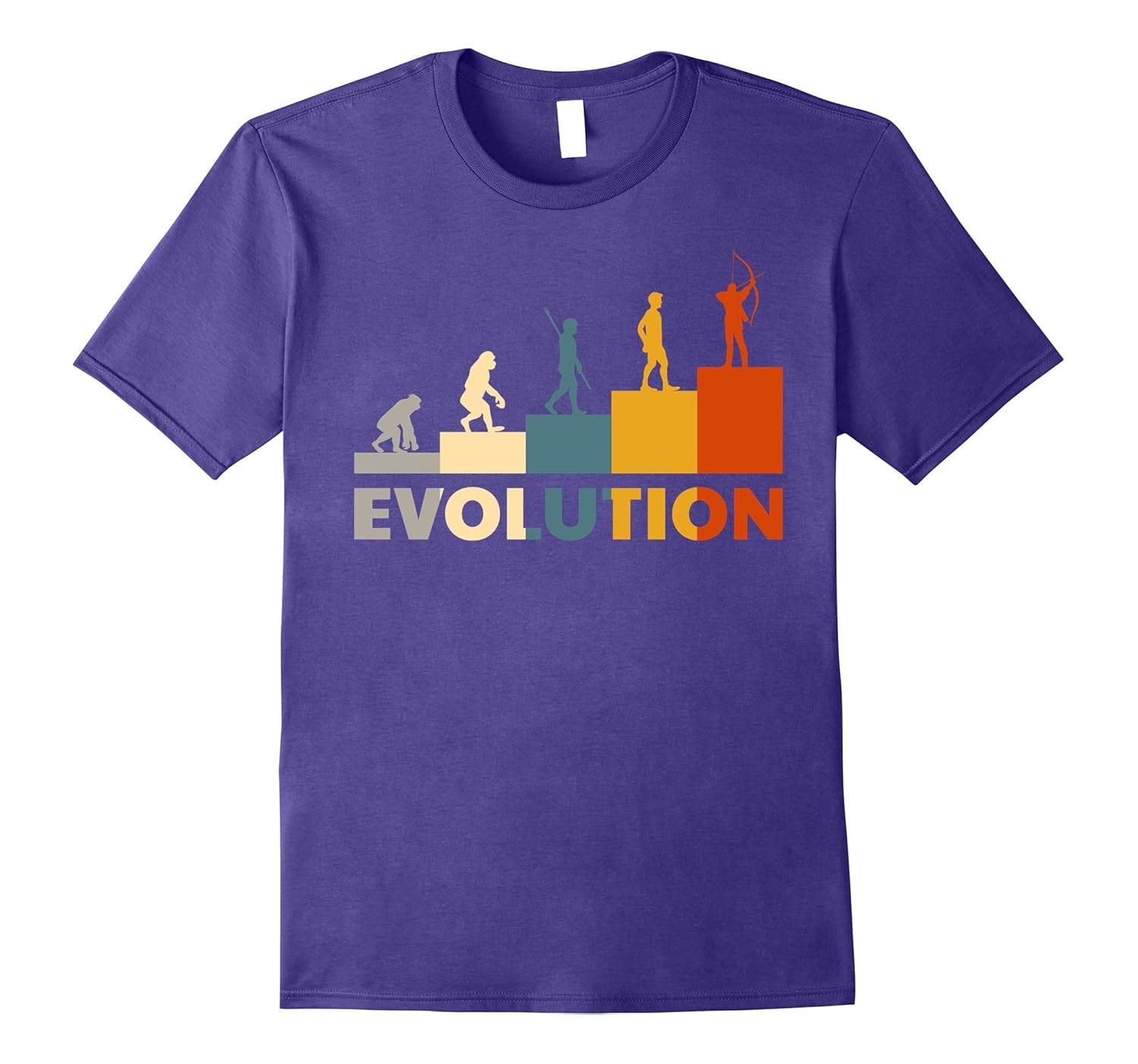 Mankind Evolution Archer T-shirt Archer 80s Retro Graphic-ANZ