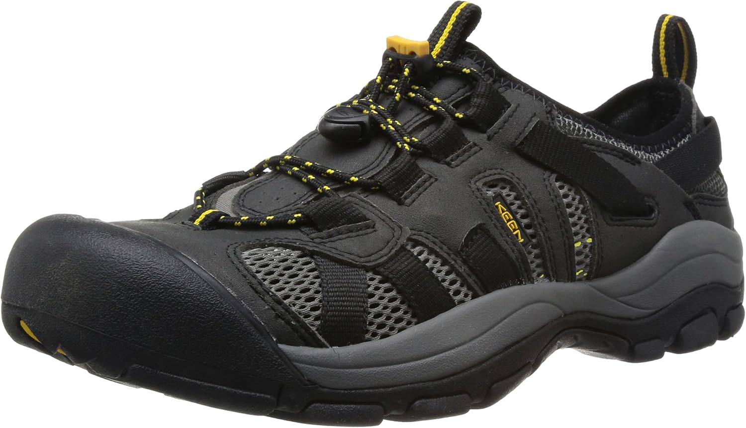 KEEN Men's McKenzie Water Shoe, Black/Gargoyle, 10 M US