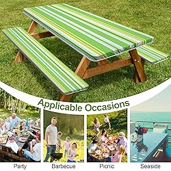Picnic Table Cover with Bench Covers Camping