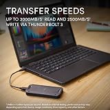 SanDisk Professional 1TB PRO-G40 SSD External Drive 2700MB/s Thunderbolt 3 view 2