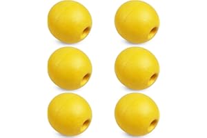 SILANON Rope Floats Marine Buoy Floats,4/6pcs Crab Trap Floats Buoy Fishing Marker Buoys Oval Water Floats Ski Rope Floats for Boats Pool Kayak Crabbing Trail Dock,Yellow