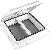 Livpow RV or Trailer Roof Vent - Manual 14" x 14"