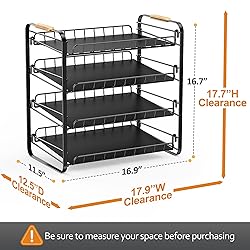 MAXIFFE 4 Tier Can Organizer for