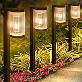 ELECLINK Solar Pathway Lights Outdoor, 6 Pack Upgraded Outdoor Solar Lights for Outside Super Bright Up to 12Hrs, IP65 Waterproof Solar Garden Lights for Yard Path Walkway Decor Landscape Lighting