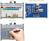 Waveshare 5" Raspberry Pi 4 Resistive Touchscreen 800x480 HDMI LCD Monitor view 4