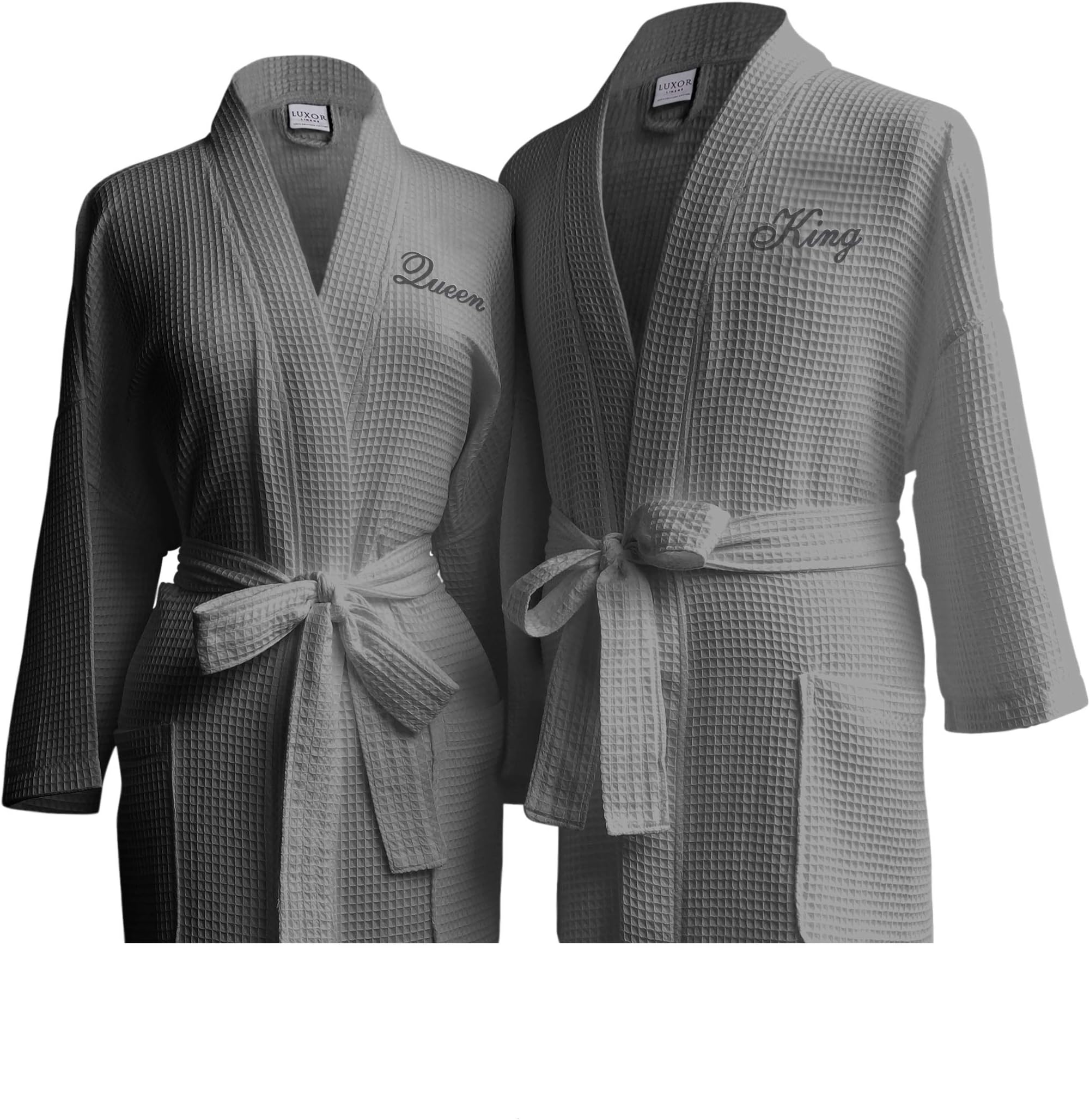 Luxor LinensWaffle Weave Spa Bathrobe - Ciragan Collection