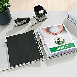 Leitz 2-Ring 2-Inch Premium Linen Textured A4 Sized