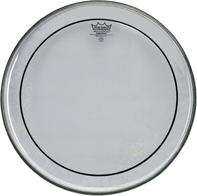 Remo Pinstripe 20 inch Transparent Bass Drum Head PS-1320-00
