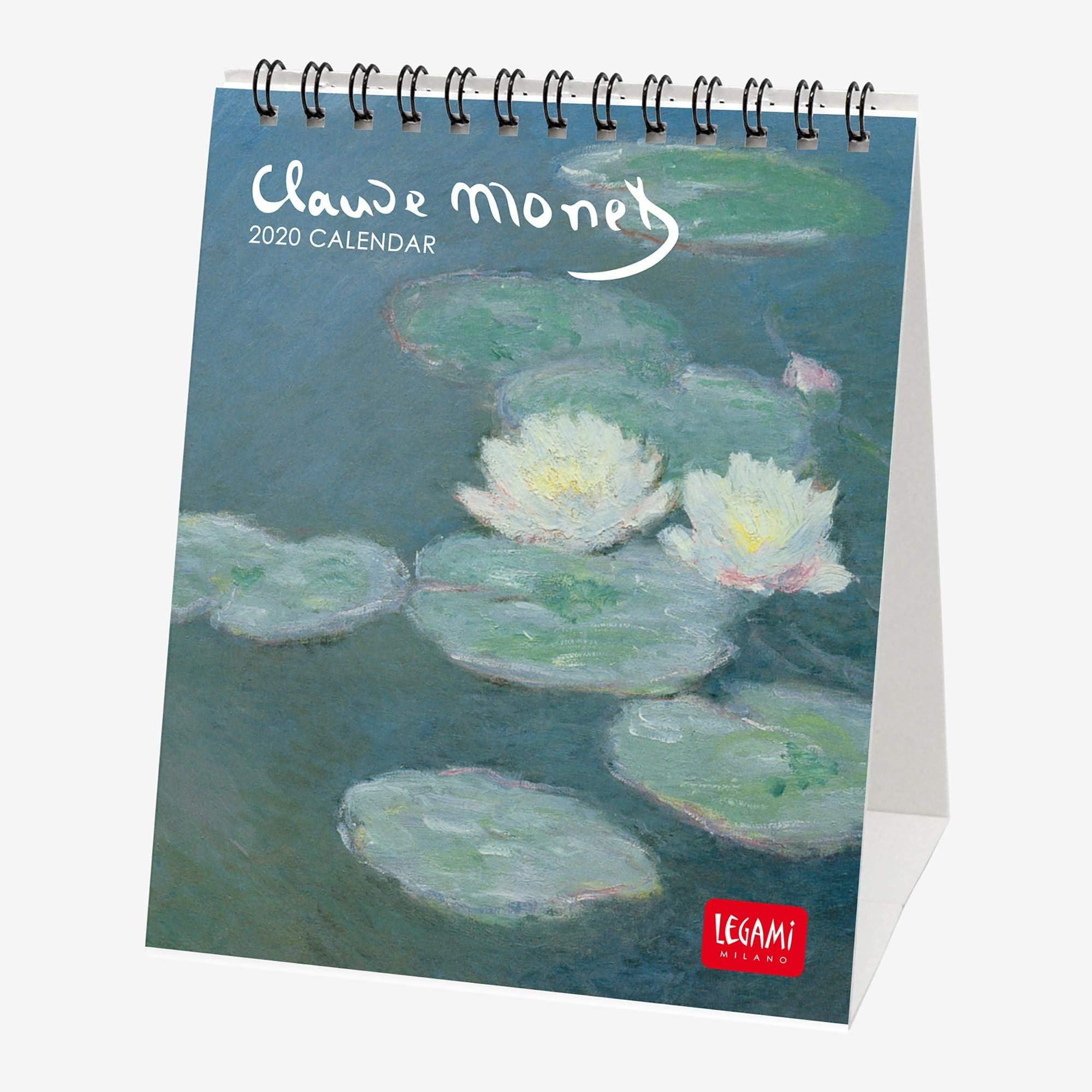 Claude Monet 2020 Desk Calendar 12 x 14.5 cm