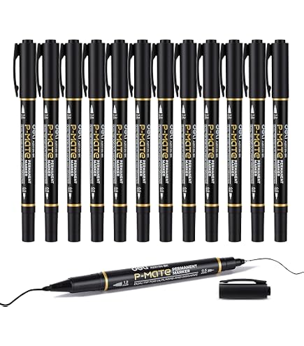 Amazon.com : Pilot Twin Marker Pen - Permanent 2-in1 Markers