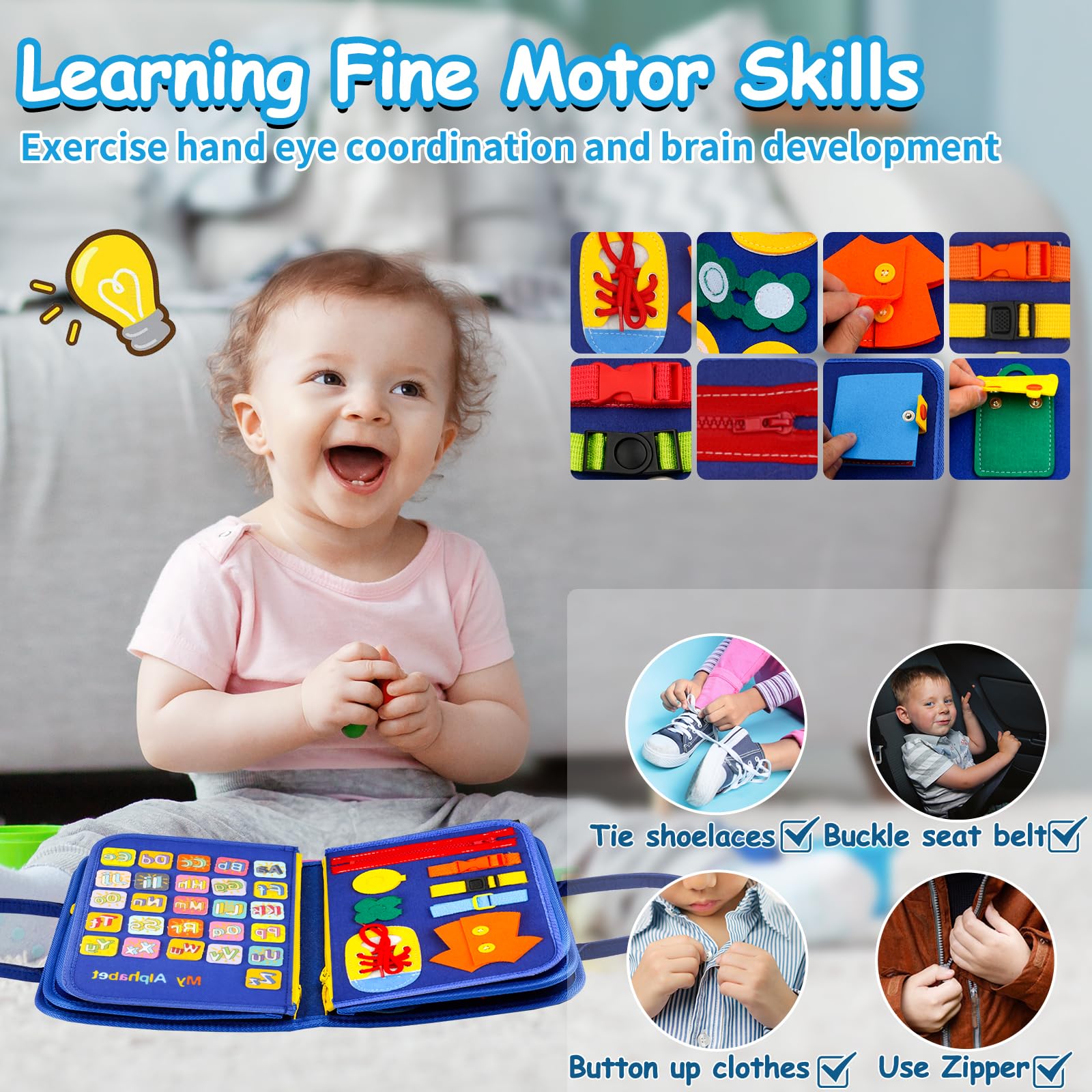 4-in-1 Montessori Hammering Toy - Musical Pound & Tap Bench With Xylophone For Toddlers 1-3 Years