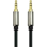 Mediabridge 3.5mm Male Aux Cable (4 Feet) for Headphones, Speakers, Car Stereos and More