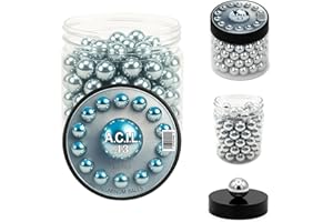 A.C.I.L. Aluminum Balls in 43 Caliber Solid Resuable Seamless Paintballs for High Impact, Training, Target Practice and Defense .43 Cal.