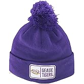 ZHATS NCAA Unisex-Adult NCAA Officially Licensed Pom Beanie Patch Defer Team Color