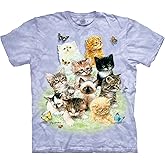 The Mountain 10 Kittens Unisex T Shirt | Premium, Hand-Dyed | Cat Graphic Tee