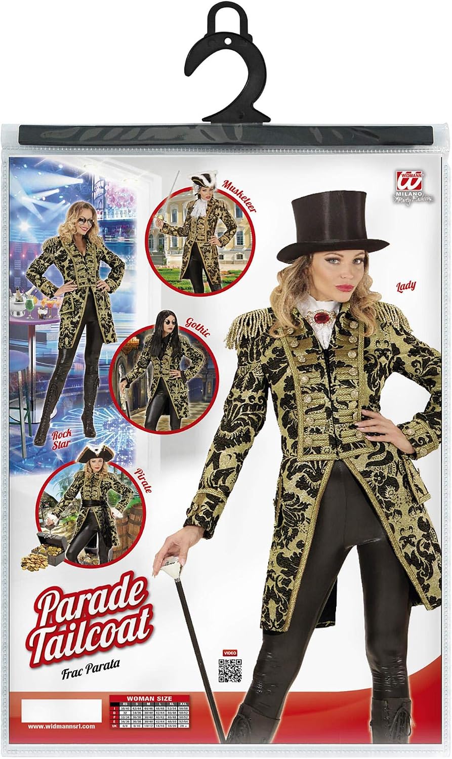 Widmann women's jacquard parade costume, Gold - Image 3