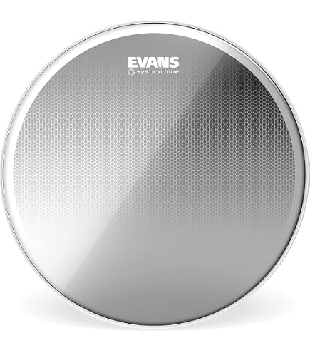 Evans Hybrid White Marching Snare Fell – 13 Zoll, Hochflexibel & Langlebig Für Marschtrommeln