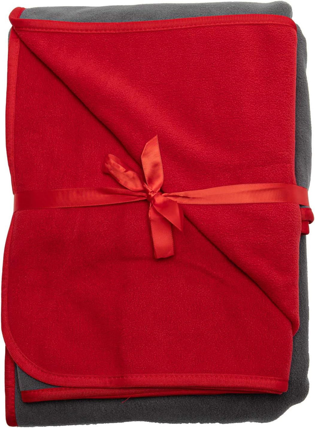 TOP Waterproof Blanket - Keeps Everything 100% Dry - No Matter How Wet It Gets! Deluxe Bed Mattress and Furniture Protector for People and Pets, Soft Fleece (Red Gray Reversible, Jumbo 80x60): Home & Kitchen
