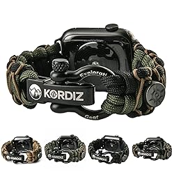 KORDIZ Survivor Pro,Paracord Apple Watch Band