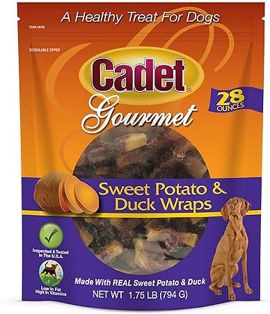sweet potato duck dog treats