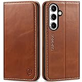SHIELDON Wallet Case for Galaxy S24+ 5G, Genuine