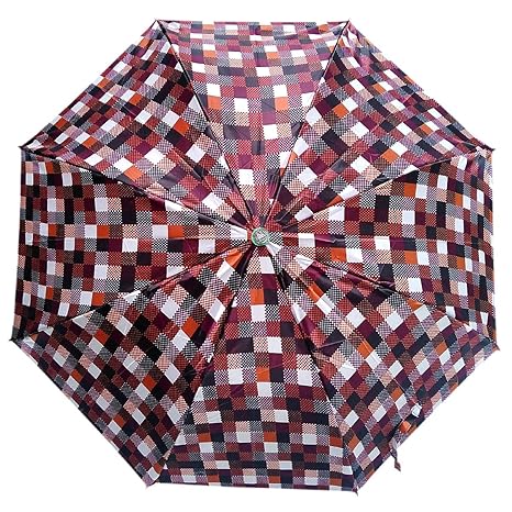 Five Star 2 Fold Umbrella for Women and Men (Multicolour)