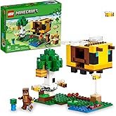 LEGO Minecraft The Bee Cottage Building Set - Construction Toy with Buildable House, Farm, Baby Zombie, and Animal Figures, Game Inspired Birthday Gift Idea for Boys and Girls Ages 8 and Up, 21241