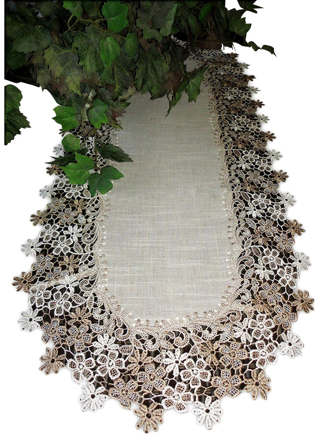 Best Galleria Di Giovanni Lace Table Runner