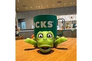JOD® Turtle Cup Holder,Turtle Coaster with Funny Expression, Cup Holder with Liftable Limbs & Expressive Face for Turtles,Tortoise Lover Gag Gifts Home Decor(Light Green)