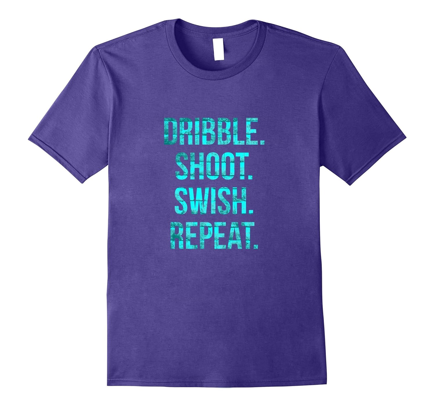 Basketball t-shirt Dribble shoot swish repeat-ANZ