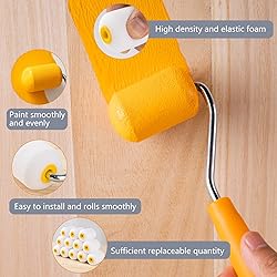 Mister Rui Foam Paint Roller, 12 Pack 2 Inch Paint
