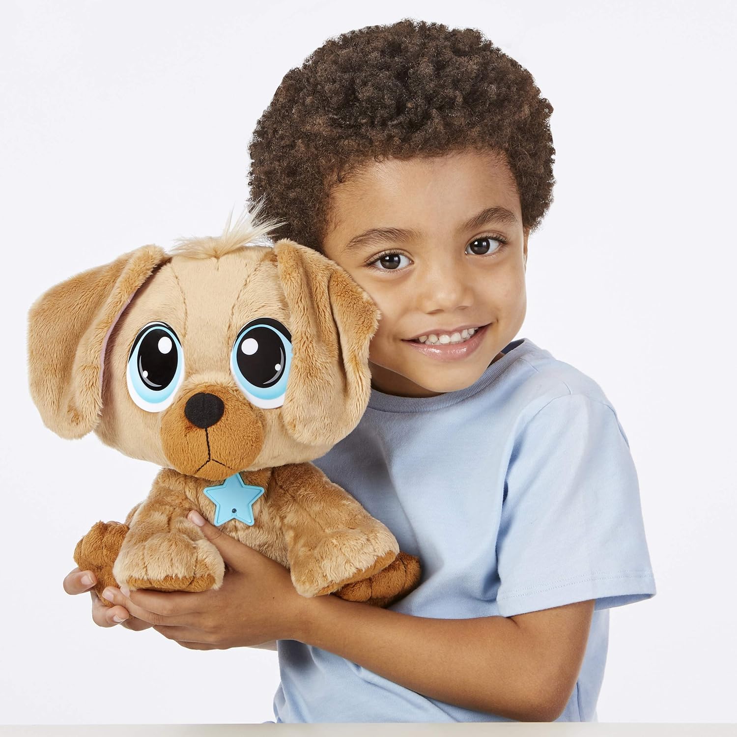 Little Tikes Rescue Tales Animals to Adopt-Golden Retriever-Interactive Soft Toy, Hug, Movement & Sounds, Personalised House - Image 5
