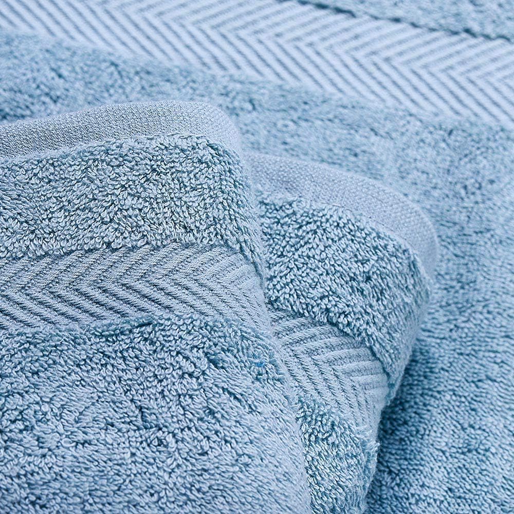SEMAXE Luxury Bath Towel Set. Hotel & Spa Quality. 2 Large Bath Towels , 2 Hand Towels, 4 Washcloths. Premium Collection Bathroom Towels. Soft, Plush and Highly Absorbent.: Kitchen & Dining