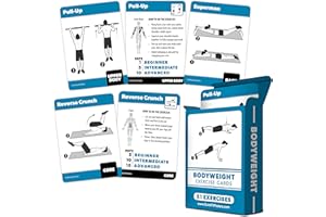 QuickFit Bodyweight Exercise Cards - Fitness Playing Cards with Over 50 Body Weight Workouts